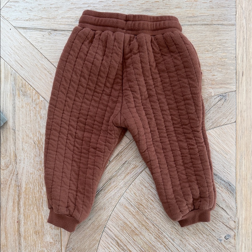 Rylee + Cru Mixed Baby/Toddler Pants Set - Sage, Cream, Rust - Picture 3 of 15